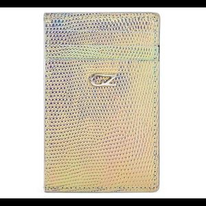🎁GIUSEPPE ZANOTTI🎁NEW men’s shimmering lizard leather card holder